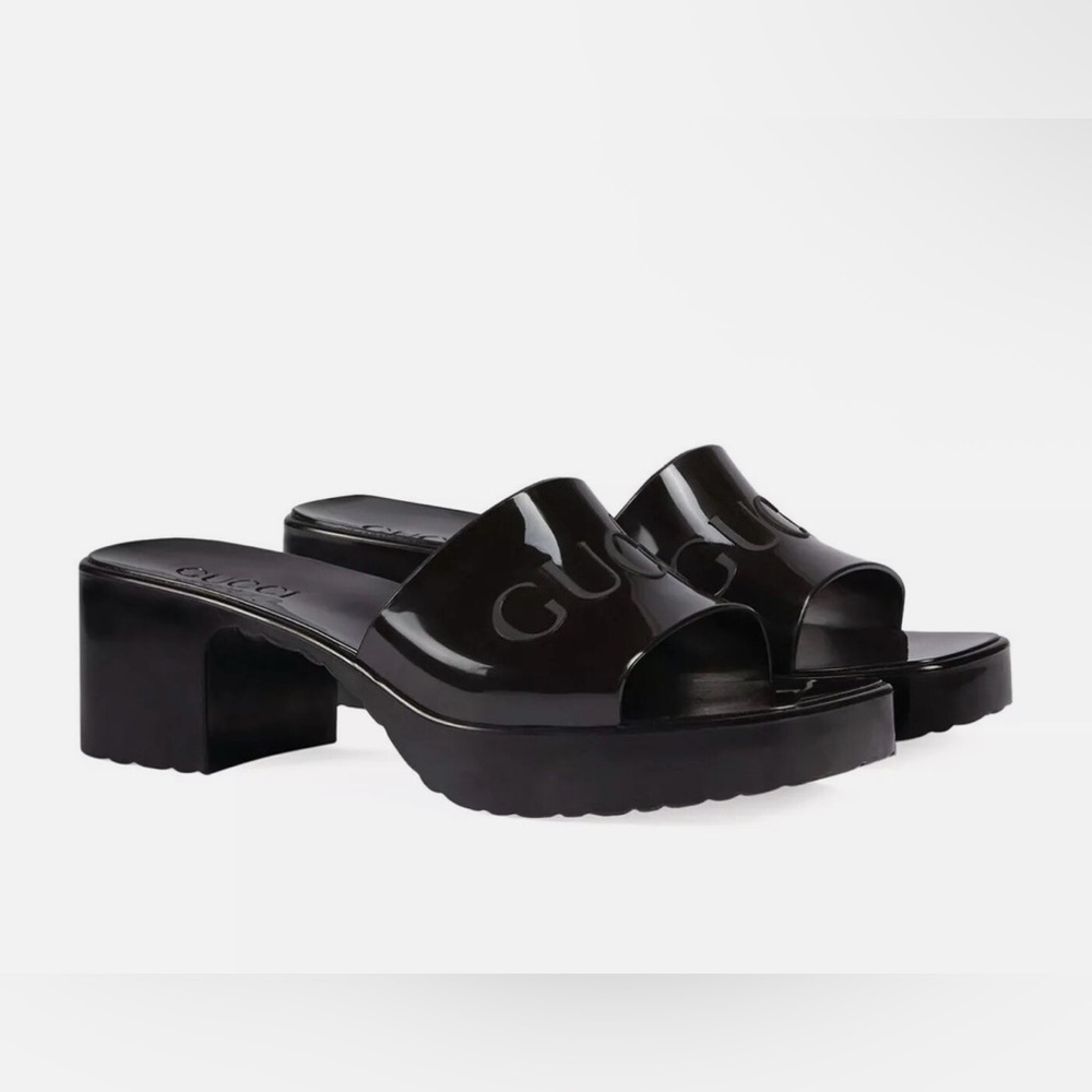 Gucci Rubber Sandals - Picture 2 of 13